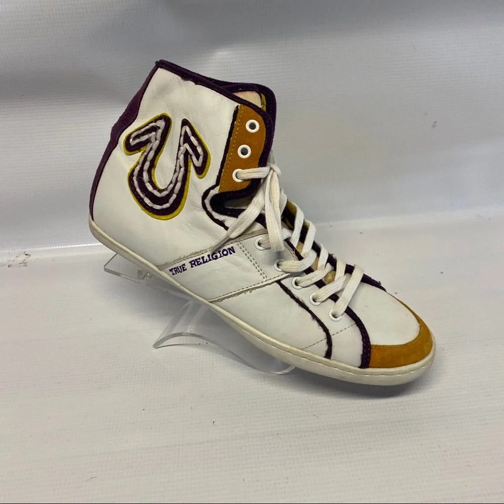 True Religion Hi Top Style Sneakers women’s sz 10